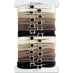 25PCS Hair Ties for Thick Hair, No Damage Braided Elastics for Women