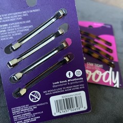Goody Stay Tight Mock Tortoise Hair Barrettes Clips (2 Pack 4 each Pack) NEW