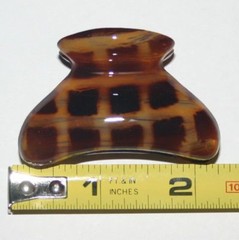 Hair Claw Jaw Clip Size Small Fashion Accessory Stripes Patterns Made in France