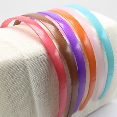 6 Mixed Jelly Color Plastic Hair Band Headband With Teeth 12mm Hair Accessories