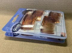 GOODY Brown Hair Tuck Side Combs 4-Pack 1.75” New 2000 Made USA (Set Of 2) G55