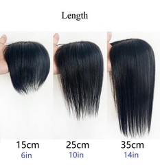 4″x5″Silk Top 100st Virgin Human Hair Topper Wiglet For Women Clip in, 6″~14″