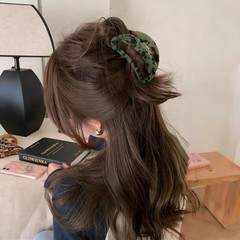 2 PCS Hair Claw Tortoiseshell Claw Clip Cellulose Acetate Leopard Thick Hair