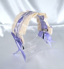 Pink Purple Blue Lolita Headdress Bow Lolita Headband Cosplay Accessories USA