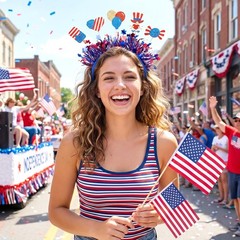 4th of July Headband, 250th USA Independence Day Hair Accessories Headbands, …