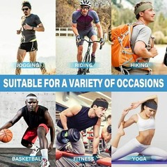 Mens Headband – Sports Running Sweat Head Bands – Athletic Sweatbands Hair Band