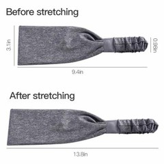 Sports Headband for Men Women Yoga Running Fitness Moisture Wicking Sweatband