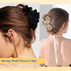 Large Matte Claw Hair Clips for Women – 4.5 Inch Non-Slip Strong Hold Clips for