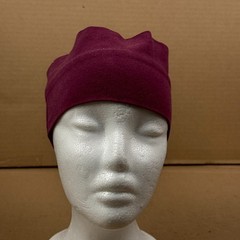 Women’s Solid Maroon Cotton Blend Headband–Note: Minor Manufacturing Seam Damage