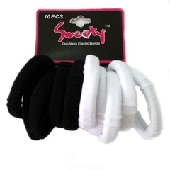 120 PCS Women Girl Elastic Hair Ties Rubber Bands Ponytail Scrunchies [10×12]