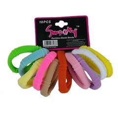 120 PCS Women Girl Elastic Hair Ties Rubber Bands Ponytail Scrunchies [10×12]