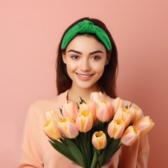 Green Knotted Headband for – Comfortable Daily Wear Green Headband, Trendy St…