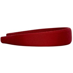 Salvatore Ferragamo headband, red, Vara ribbon, canvas,