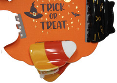 5 Trick or Treat Piper K Boot Hair Clips Ghost Witch Jack Lantern Cat Halloween