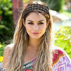 2 Pack Embroidered Headbands for , Wide Non-Slip Boho Floral Hair Hoops, Ethn…