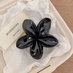 Black Metal Hair Claw Clips Large Hollow Geometric Non Slip Jaw Clips Hairpins