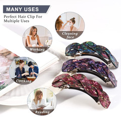 Women’S Hair Barrettes – Elegant French Retro Accessories for Thick Hair Daily W