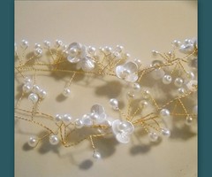 Wedding Hair Bride Vine Pearl Flower Bridal Hair Piece Leaf Hair Accessories …