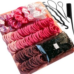 755PCS Hair Accessories Set Ponytail Holders Scrunchies Bands for Women & girls