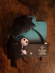 NEW Disney Tim Burtons Nightmare Before Christmas Jack Skellington Headband Bow