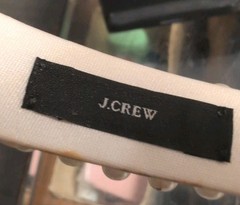 J Crew Ivory White Pearl Beaded Studded Headband