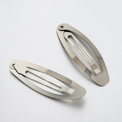 20Pcs Metal Hair Clip 40/50/60/70/80Mm Oval Hair Clip Base for DIY Hair Jewelry