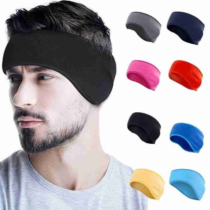 Winter Sports Ear Warmer Headband Running Fleece Thermal Earband for Women Men