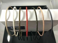 US SELLER 4mm Leather Wrapped Metal Headband Handmade – NEW