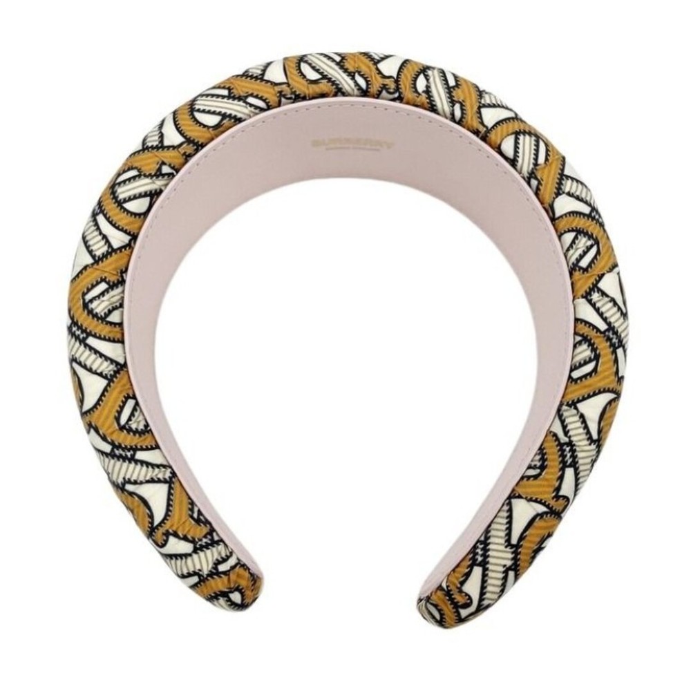 BURBERRY TB Monogram Headband Multicolor Canvas Women’s