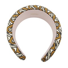 BURBERRY TB Monogram Headband Multicolor Canvas Women’s