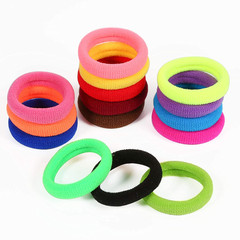 120 Pcs Cotton Hair Ties Toddler Kids Multicolor Elastic Bands Seamless Set 15Pk