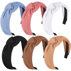 Headbands for Women Girls – 6PCS Stylish Top Knotted Headbands – Knotted Head