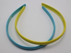 10 Mixed Color Plastic Headband 12mm(1/2″) with Teeth Fashion HairBand for Women