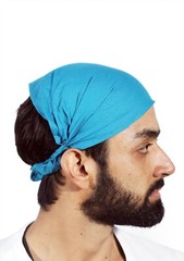 US STOCK 10 Pieces Women Cotton Solid Headband Wide Hairband Bandana Lot Wrap