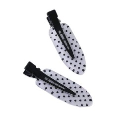 1 Pair Lovely Round Dot Hair Clip Simple Design Hairpin Easy Pair Any Outfit
