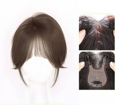 3×4.3″Seamless U shape Lace Hair Topper Clip in 10″-100% Human Hair Version