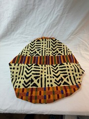 Multicolor Tribal Pattern Satin Lined Elastic Hair Bonnet for Women