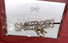 Sagittarius Gold Sparkly Hair Accessory Clip – NEW