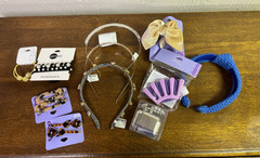 Claire’s Icing Hair Accessories Lot Headband Clips Hair Ties Rhinestones w/ Tags