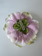 Peony Hair Clip Rhinestone 5-1/2”