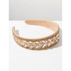 Embellished gold Crystal Headband
