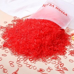 2000pcs Mini Hair Ties Kid Girl Colorful Elastic Rubber Hair Bands Ponytail Hair