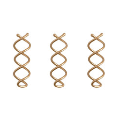 Goody Slideproof Mini Spin Pins – 3 Ct, Assorted Colors, Spiral Hair Pins, Quick