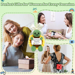 Positive Turtle Christmas Birthday Gifts for Women Men – Stocking Stuffers for T