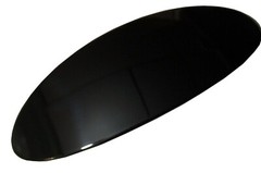 French Amie Fine Oval Medium Celluloid Handmade Automatic Hair Clip Barrette