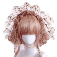 Lolitas Bonnet Hat Comfortable Light weight Hat Adjustable Courtly Styles Hat