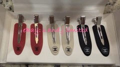 Authentic CHANEL Beauty Hair Clip Set Accessory No Bend Hair Clip NEW GWP