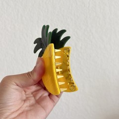 Pineapple Hair Claw. Summer Hair Accessories, Hair Clips Fruit.