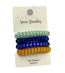 Vera Bradley Floral Bursts Spiral Hair Elastics Set
