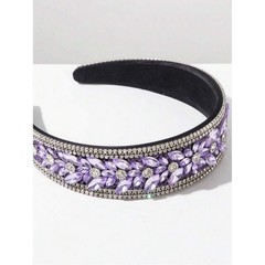 Embellished lilac Crystal Headband